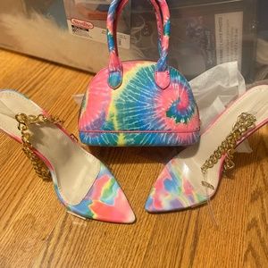 Heels & purse